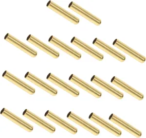 GALPADA 60 Pcs Metal Button Charms for Bubble Slides Shoelace Repair Aglets Gibits Shoelace Replacement Tips