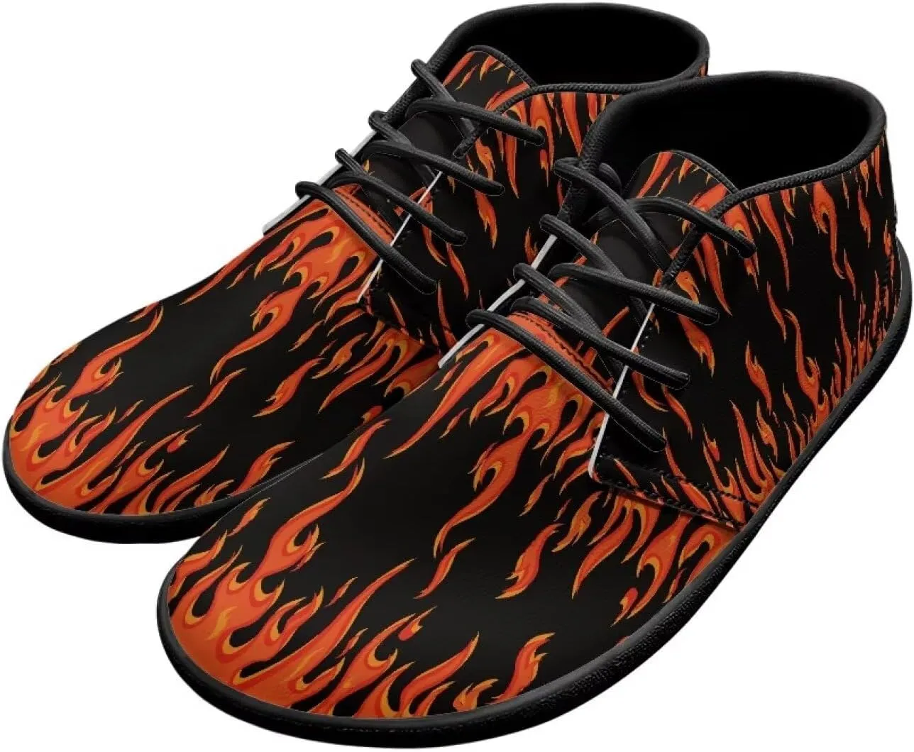 GOSTONG Men's Wide Toe Barefoot Shoes Lightweight Pull On Walking Flats Shoe Non Slip Outdoor Trail Running Sneakers Zero Drop Sole Black Size 5-14