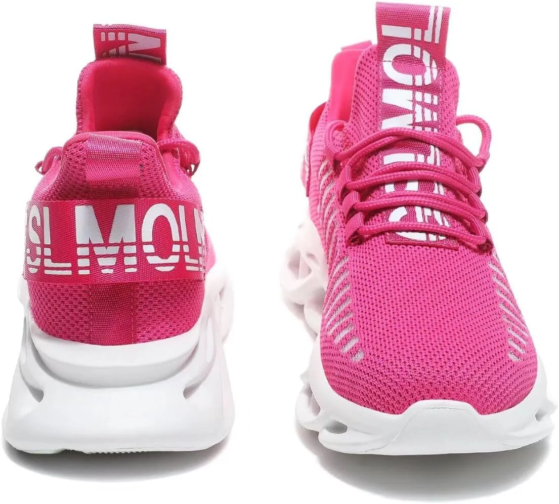 GSLMOLN Womens Walking Shoes Mesh Non Slip Gym Sports Casual Fashion Sneakers