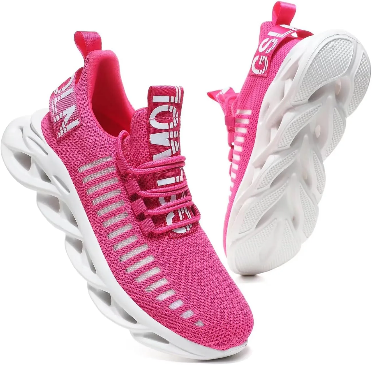 GSLMOLN Womens Walking Shoes Mesh Non Slip Gym Sports Casual Fashion Sneakers