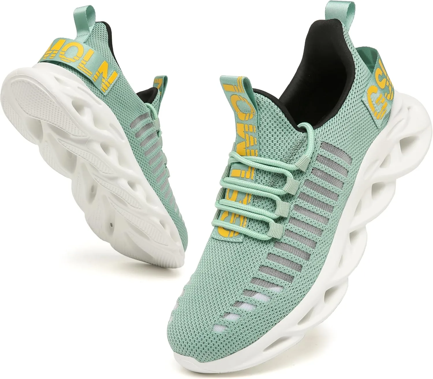 Jakcuz Men's Tennis Shoes Running Shoes Fashion Sneakers Lightweight Multi-Colors for Fitness