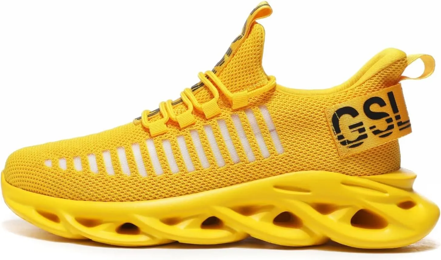 Jakcuz Men's Tennis Shoes Running Shoes Fashion Sneakers Lightweight Multi-Colors for Fitness
