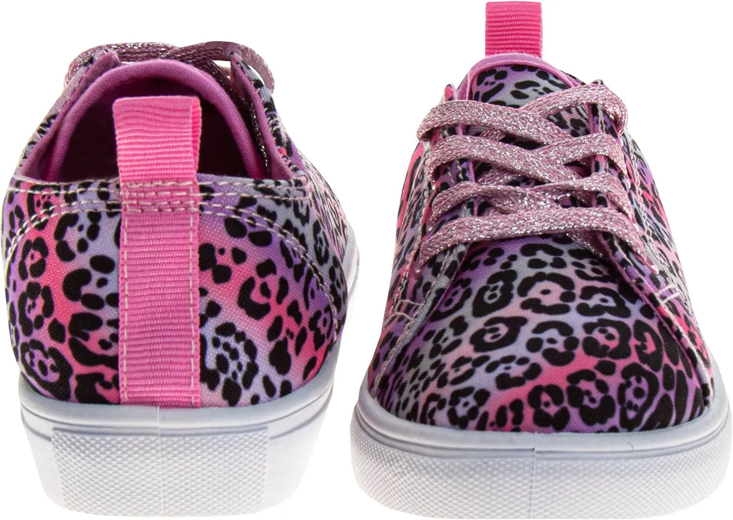 Josmo Girl's Canvas Low Top Sneaker Slip on Lace-up Tennis (Little Big Kid)