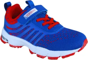 Kids Girls and Boys Lightweight Strap Running Athletic School Sneakers Shoes