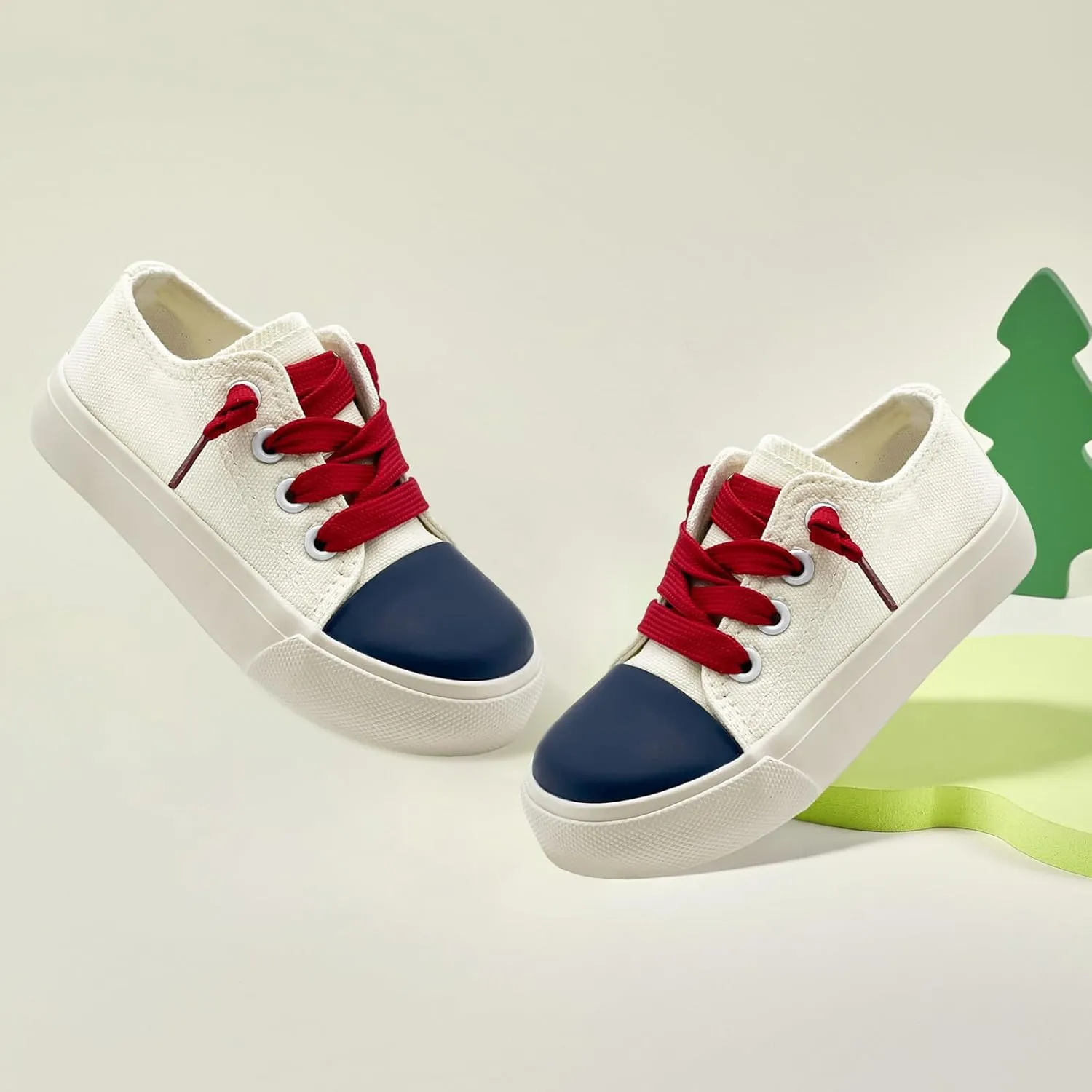 Kids Girls Boys Canvas Sneakers Slip on Walking Shoes Lightweight Tennis Running School Casual Classic Sneakers Little Big Kids
