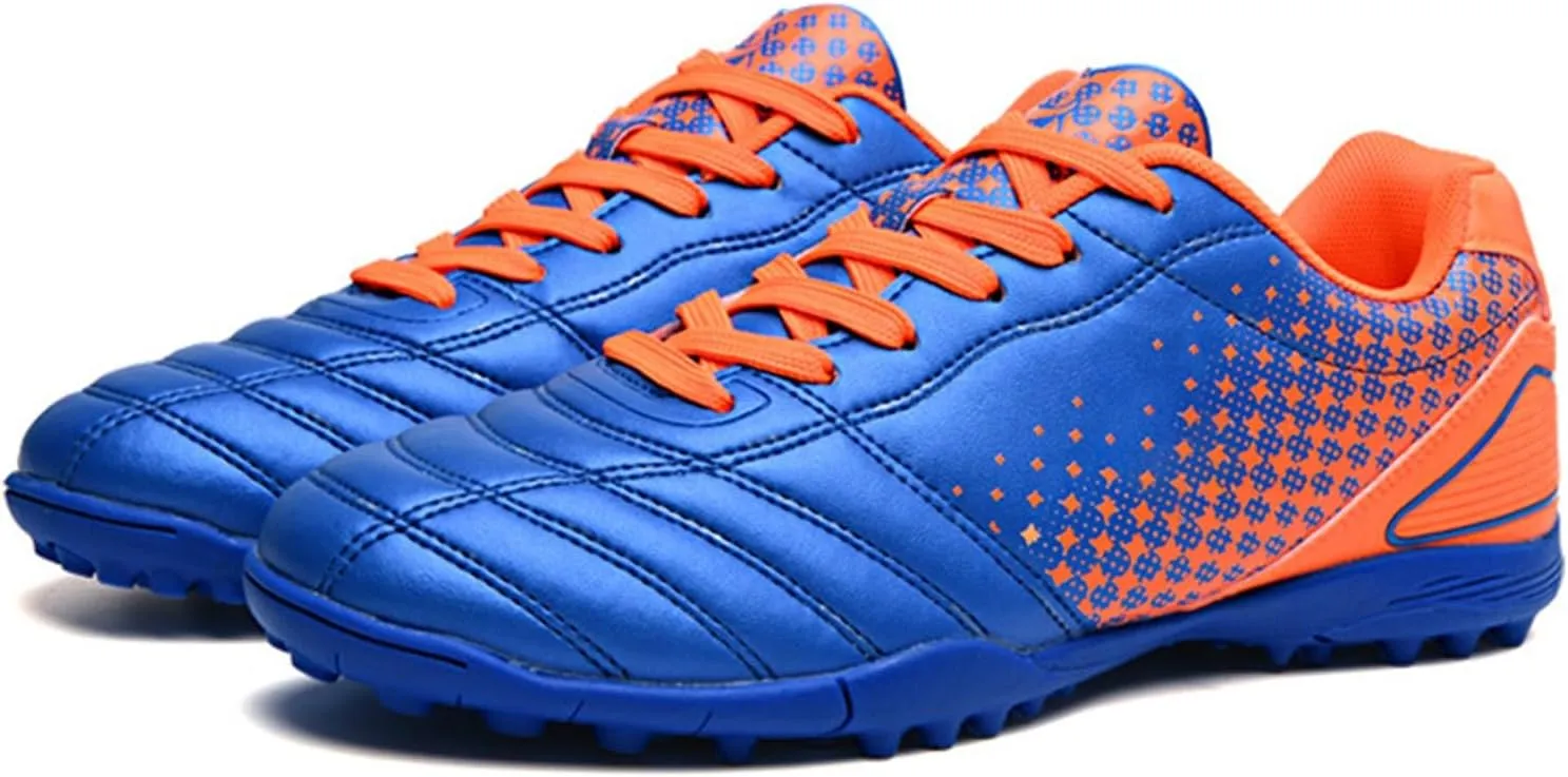 Kids Youth Football Cleats Training Shoes Boys Girls Soccer Cleats Lace Up Sneaker Soccer Baseball Shoes
