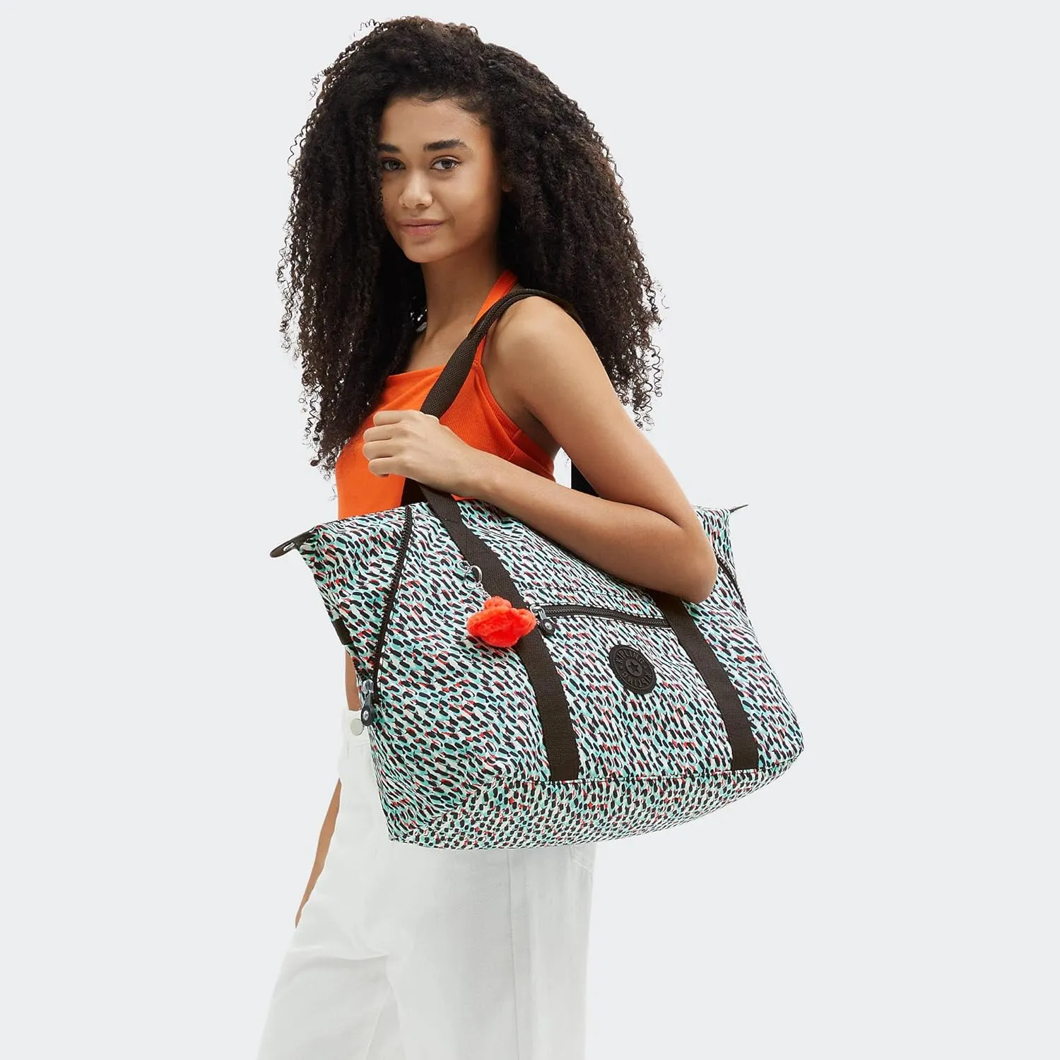 Kipling Art Medium Printed Tote Bag