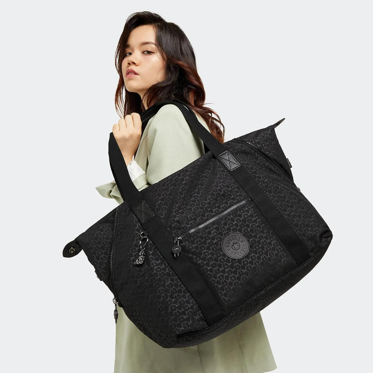 Kipling Art Medium Printed Tote Bag