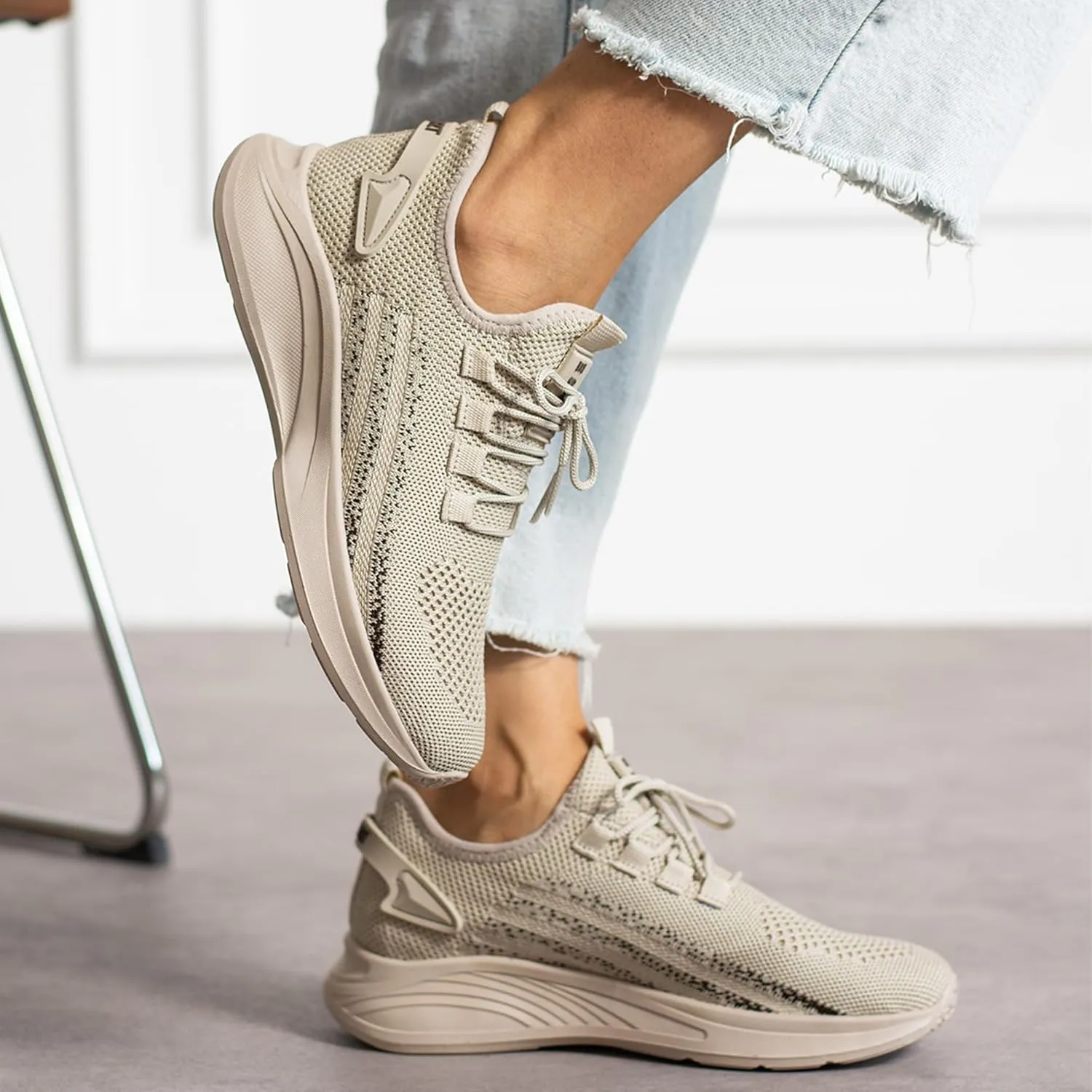 Knit Sneakers for Women and Men - Lightweight Slip-On Walking Shoes - Comfortable Women's Sneakers, Men's Sneakers, Casual Shoes