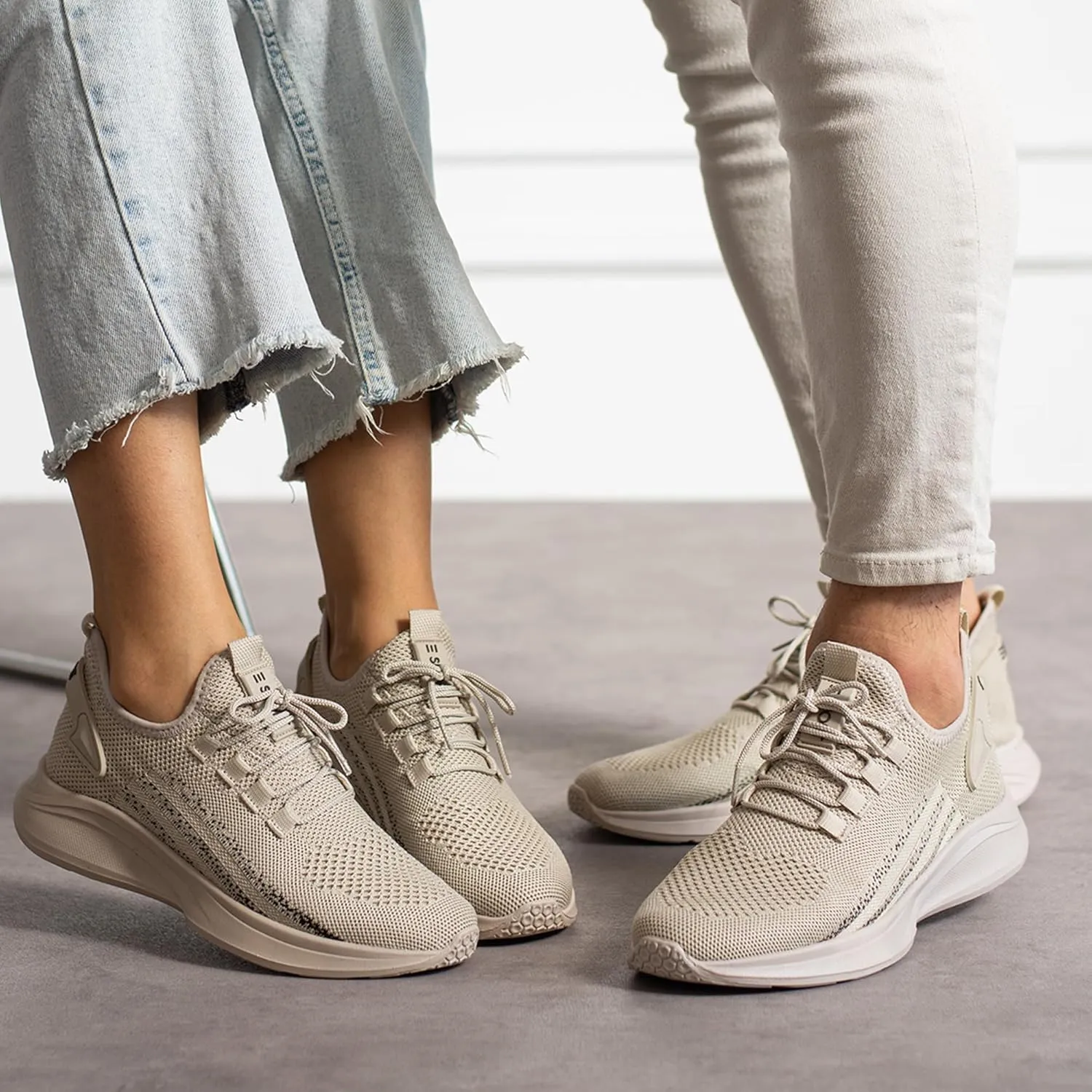 Knit Sneakers for Women and Men - Lightweight Slip-On Walking Shoes - Comfortable Women's Sneakers, Men's Sneakers, Casual Shoes
