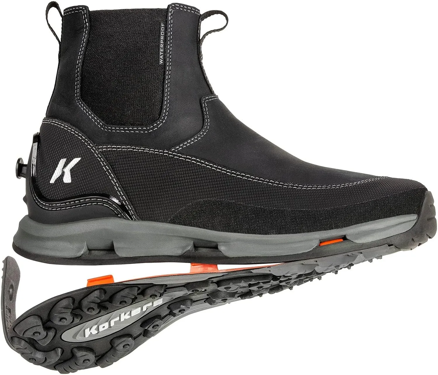 Korkers Men's Alpine Chelsea W/Trailtrac Sole Boots