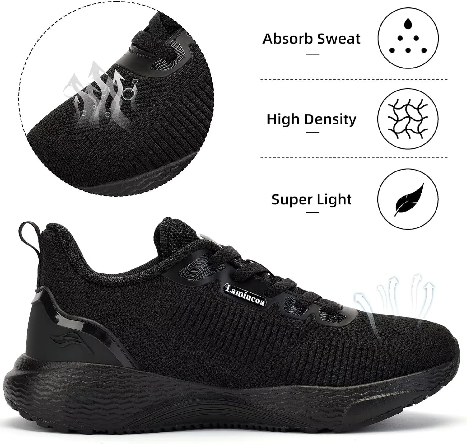 Lamincoa Women's Walking Lightweight Shoes Non Slip Running Sneakers Tennis Outdoor Workout Shoes for Women