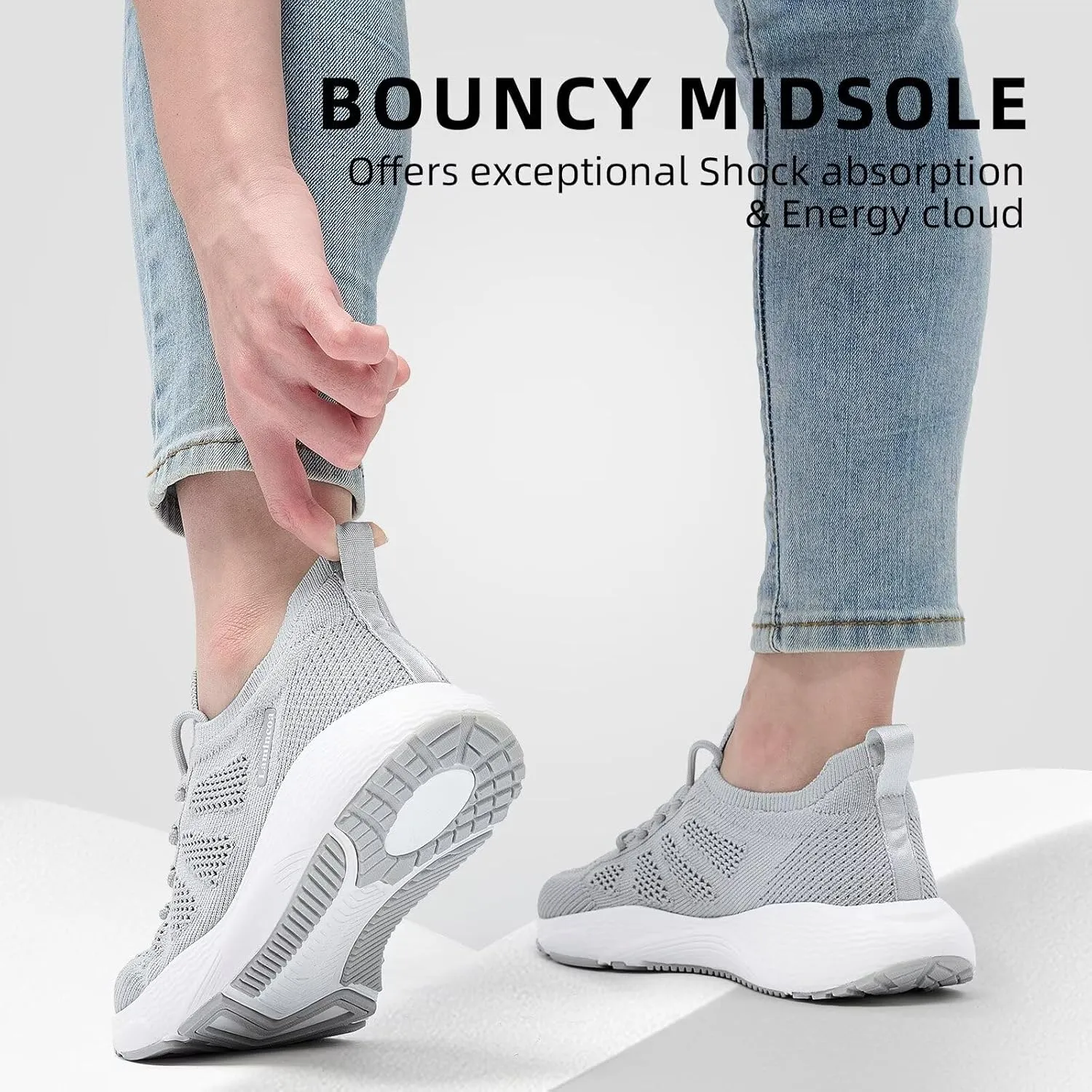 Lamincoa Women's Walking Running Sneakers Slip on Tennis Shoes Casual Athltic Gym Workout Sneakers