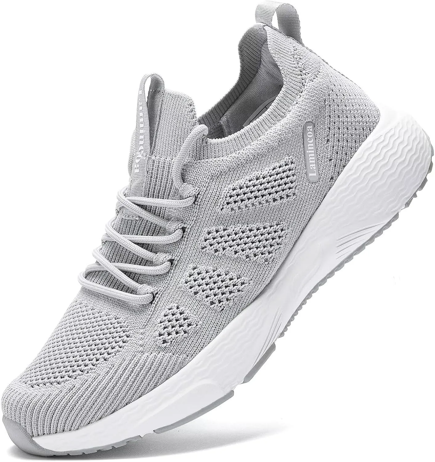 Lamincoa Women's Walking Running Sneakers Slip on Tennis Shoes Casual Athltic Gym Workout Sneakers