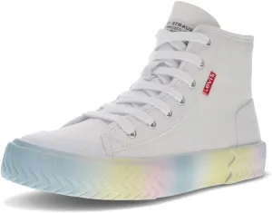 Levi's Women's Casual Sneaker, White/Multi, 8