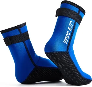 Lo's Douia Neoprene Water Socks 3mm, Sand Proof Beach Volleyball Socks Diving Boots for Outdoor Water Sports