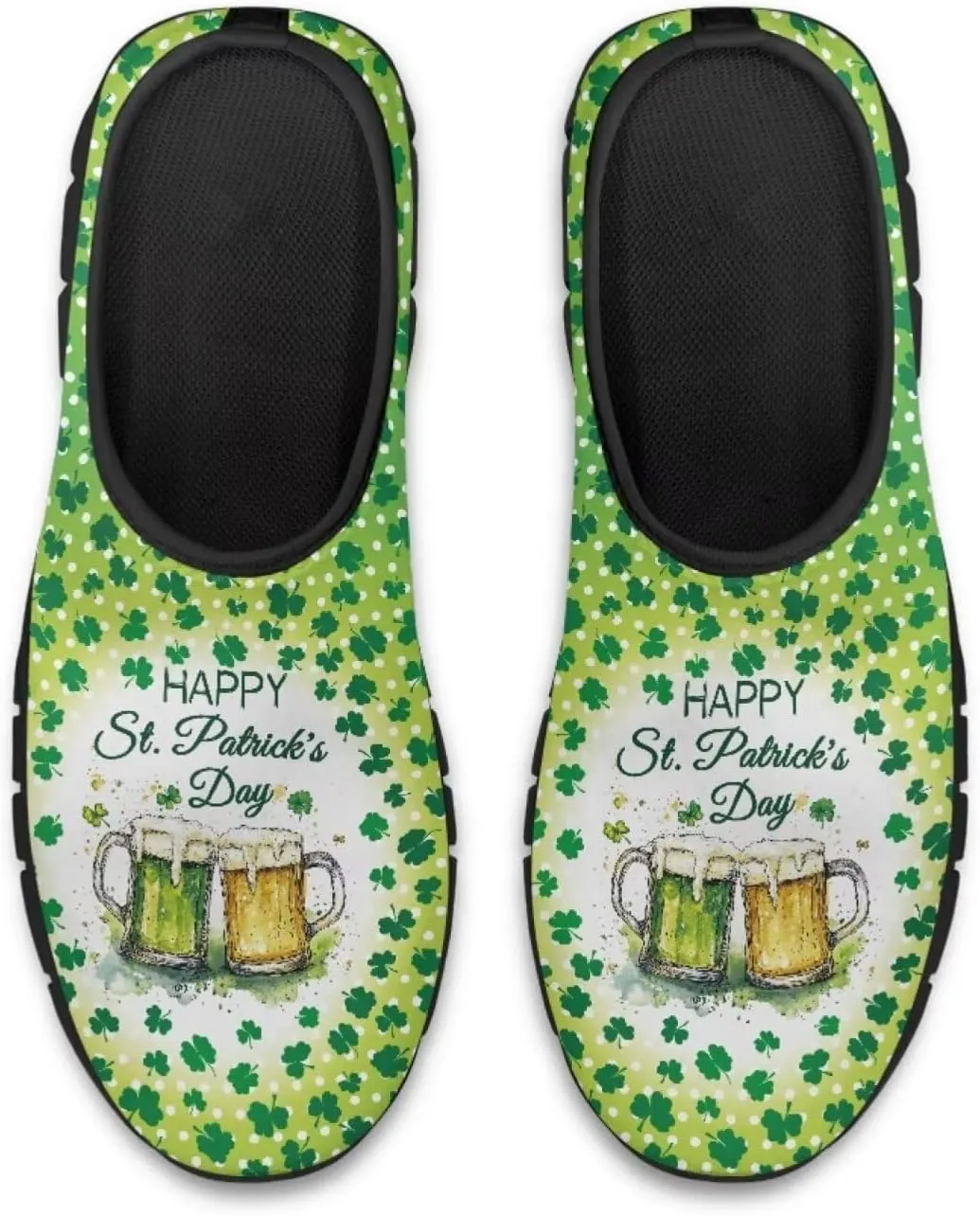 Low-Cut Saint Patrick's Day Casual Shoes - Stylish Tennis & Walking Footwear, Polyester Fabric Women's Sneakers
