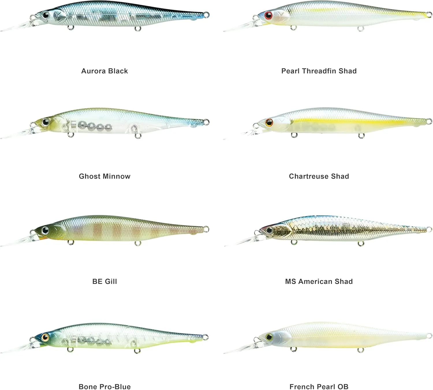 LUCKY CRAFT Lightning Pointer 100DD, Freshwater Bass Fishing Lure, Jerkbait, Smallmouth, Walleye, Pike, Suspending, Tournament Winning, Deep Diver, Fishing Gear, Fishing Accessories, Fishing Tackle