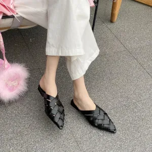 Luxury Fashion Mules Pointed Sandals