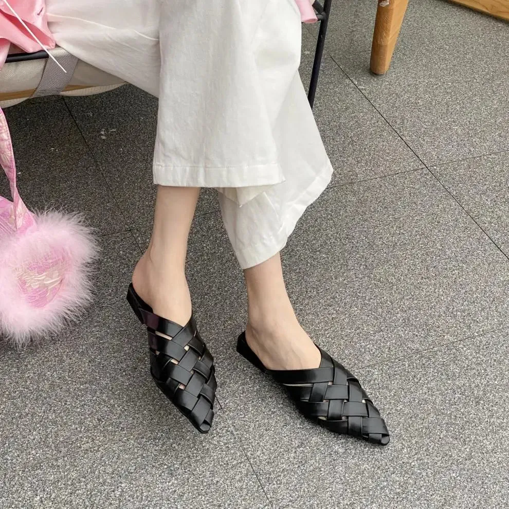 Luxury Fashion Mules Pointed Sandals