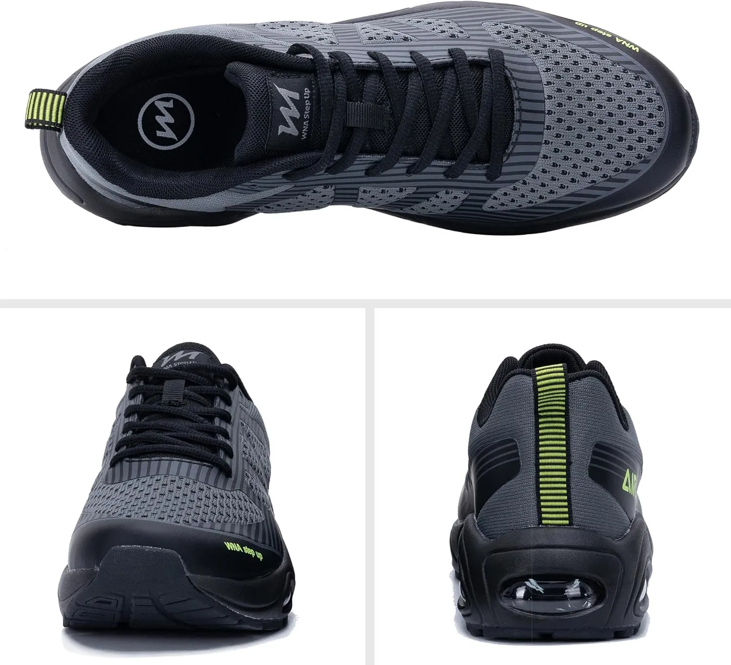 Mens Air Running Shoes Tennis Athletic Sneakers Lightweight Breathable Non Slip Walking Jogging Workout Gym Sports Footwear US 7-13