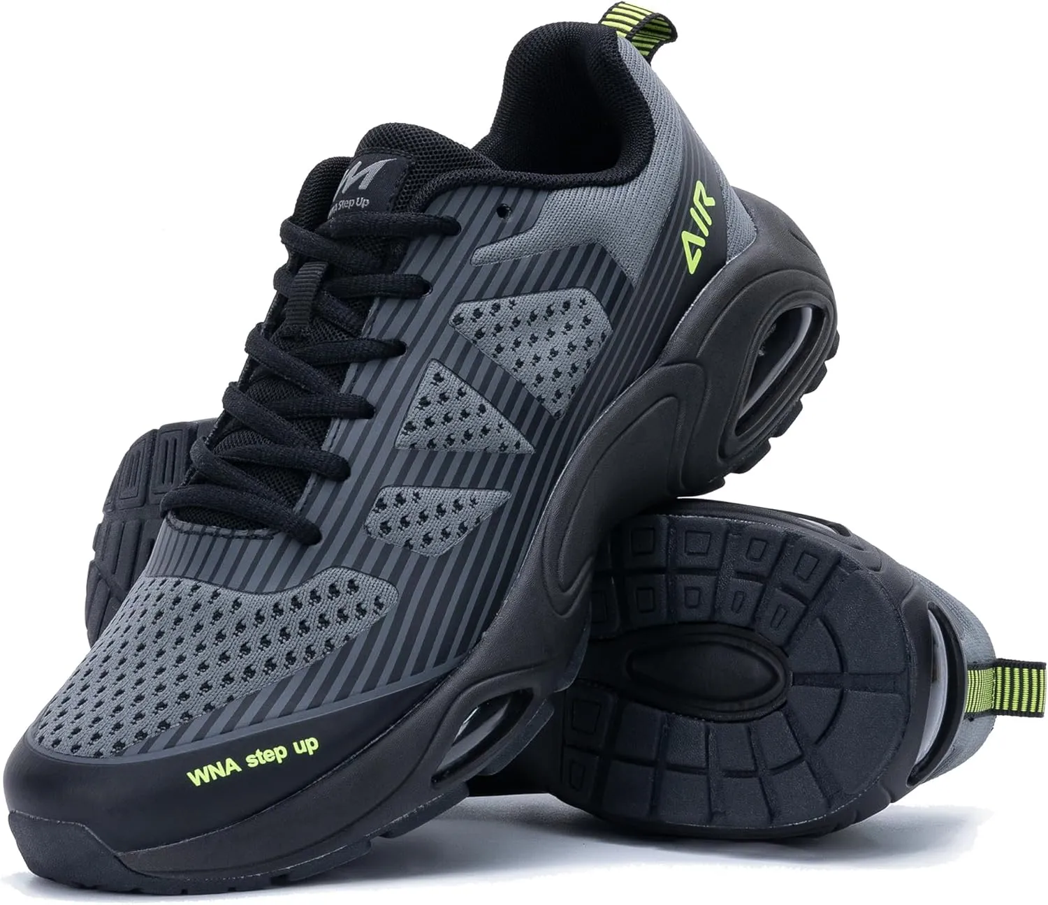 Mens Air Running Shoes Tennis Athletic Sneakers Lightweight Breathable Non Slip Walking Jogging Workout Gym Sports Footwear US 7-13