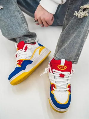 Men's Casual Lace-Up Fashion Sneakers Oxford Comfortable Walking Shoes Comfortable and Fashionable Versatile Casual Shoes Size 6.5-10