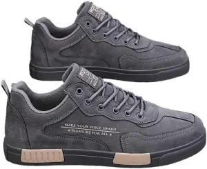 Men's Casual Sneakers - Trendy Low-Top, Breathable & Comfortable for Running, Walking & Outdoor Activities - Versatile All-Season Shoes with Lace-Up Closure
