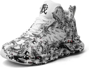 Men's Fashionable Sneakers with Unique Patterns. Comfortable and Versatile, Suitable for Running, Training, and Daily wear.