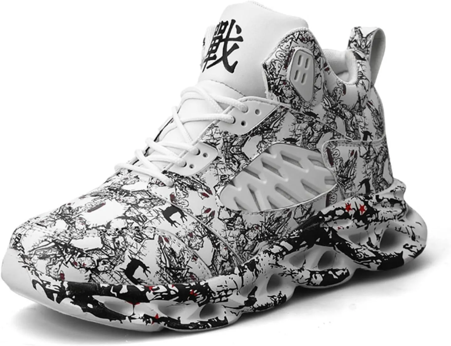 Men's Fashionable Sneakers with Unique Patterns. Comfortable and Versatile, Suitable for Running, Training, and Daily wear.
