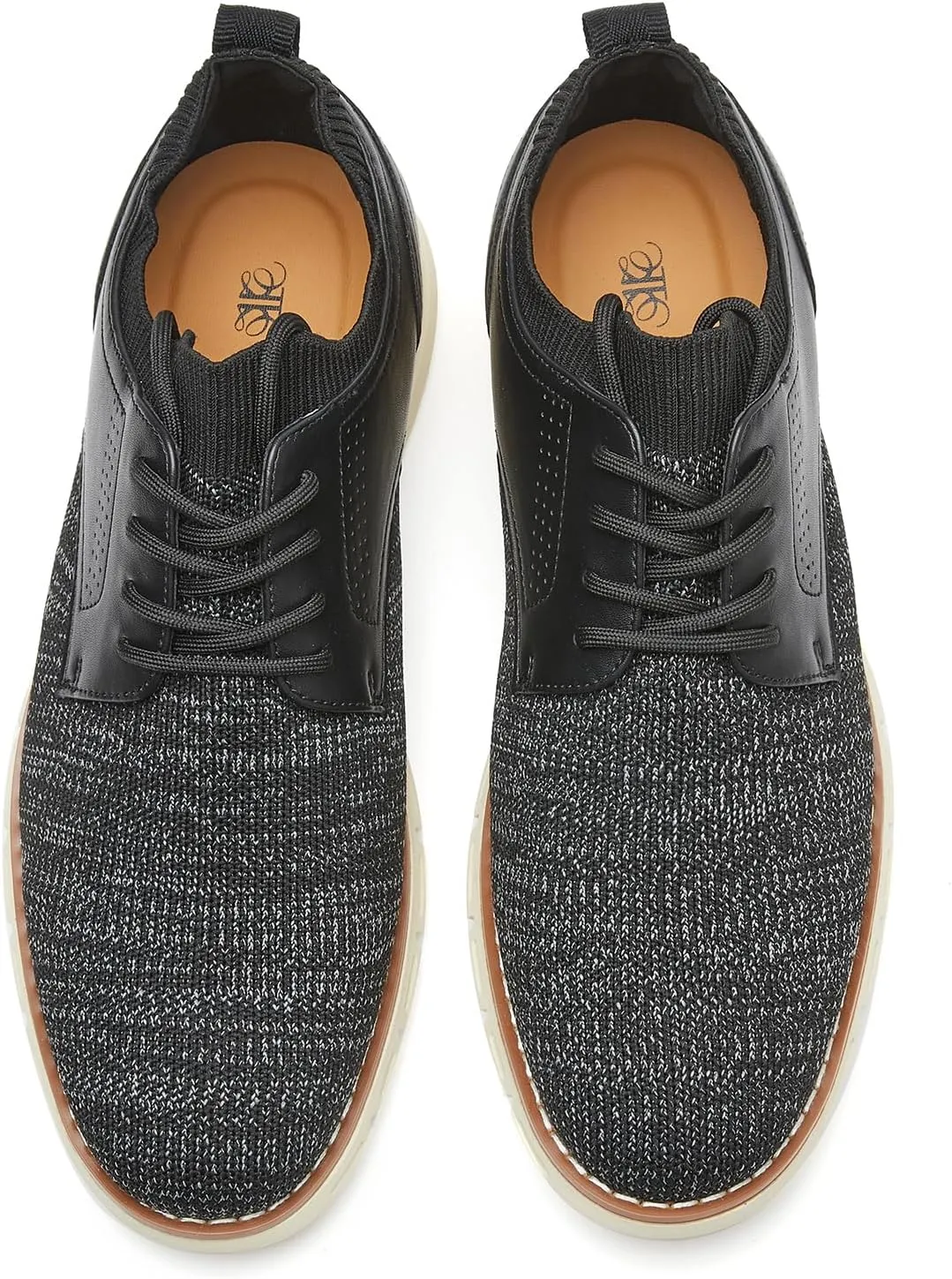 Men's Lightweight Dress Sneakers Casual Dress Shoes Comfortable Oxford Shoes for Business Work Office Walking
