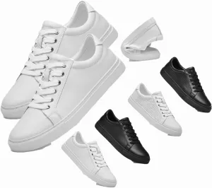 Men's Stylish Sneakers These Lightweight Leather Shoes Offer Breathability. Perfect for Walking, Business, or Casual outings, They Feature a Non-Slip Sole and lace-up Design for a Secure fit.
