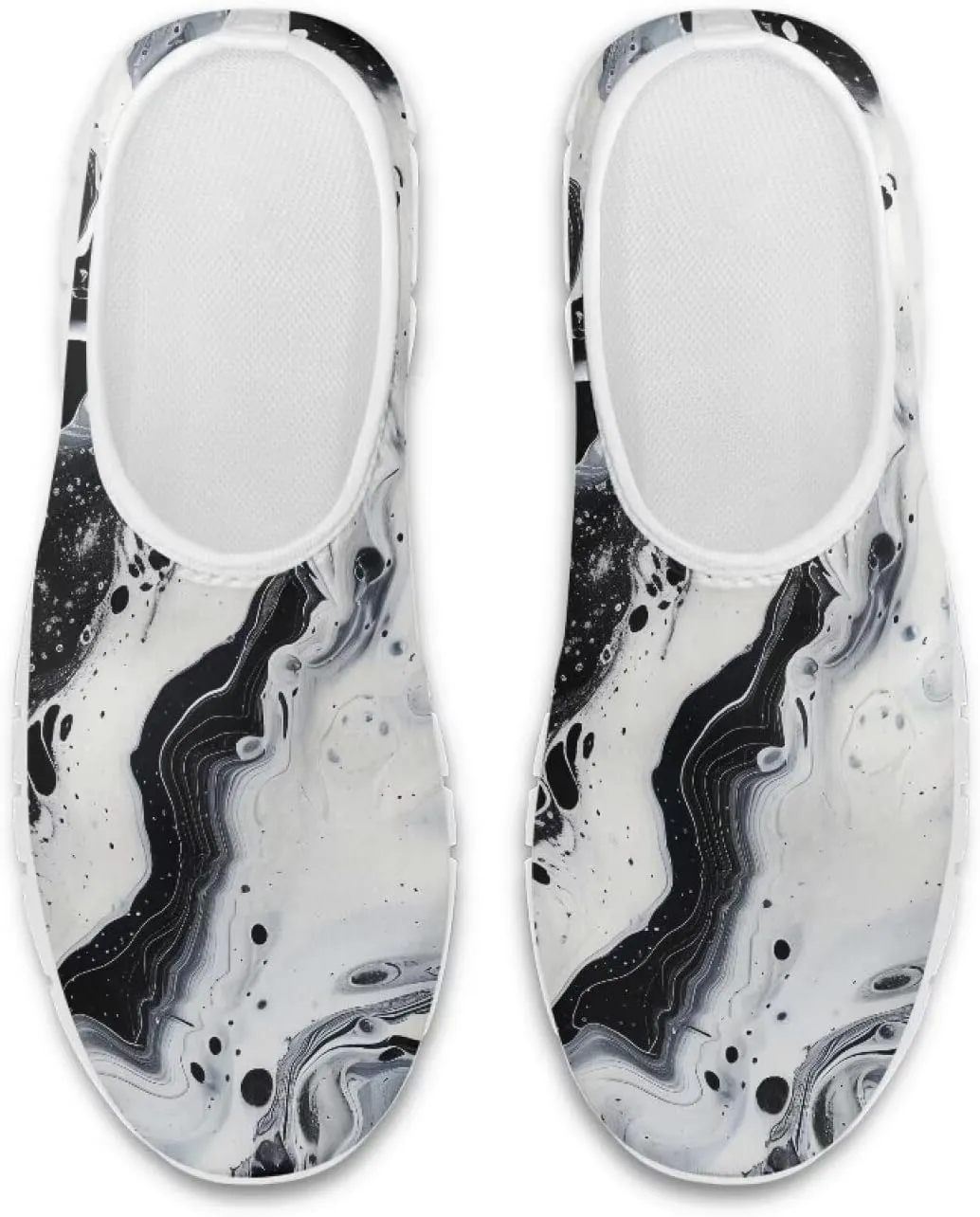 Men's Walking Shoes Lightweight Sneakers Walking Casual Comfortable Travel Shoes （White Sole）