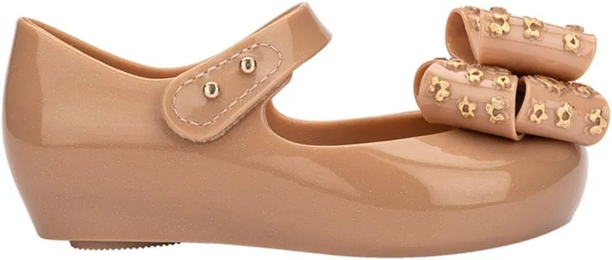 mini melissa Ultragirl X Peep Toe Mary Jane Flats for Little Kids