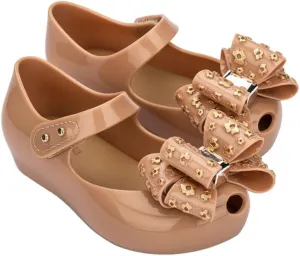 mini melissa Ultragirl X Peep Toe Mary Jane Flats for Little Kids