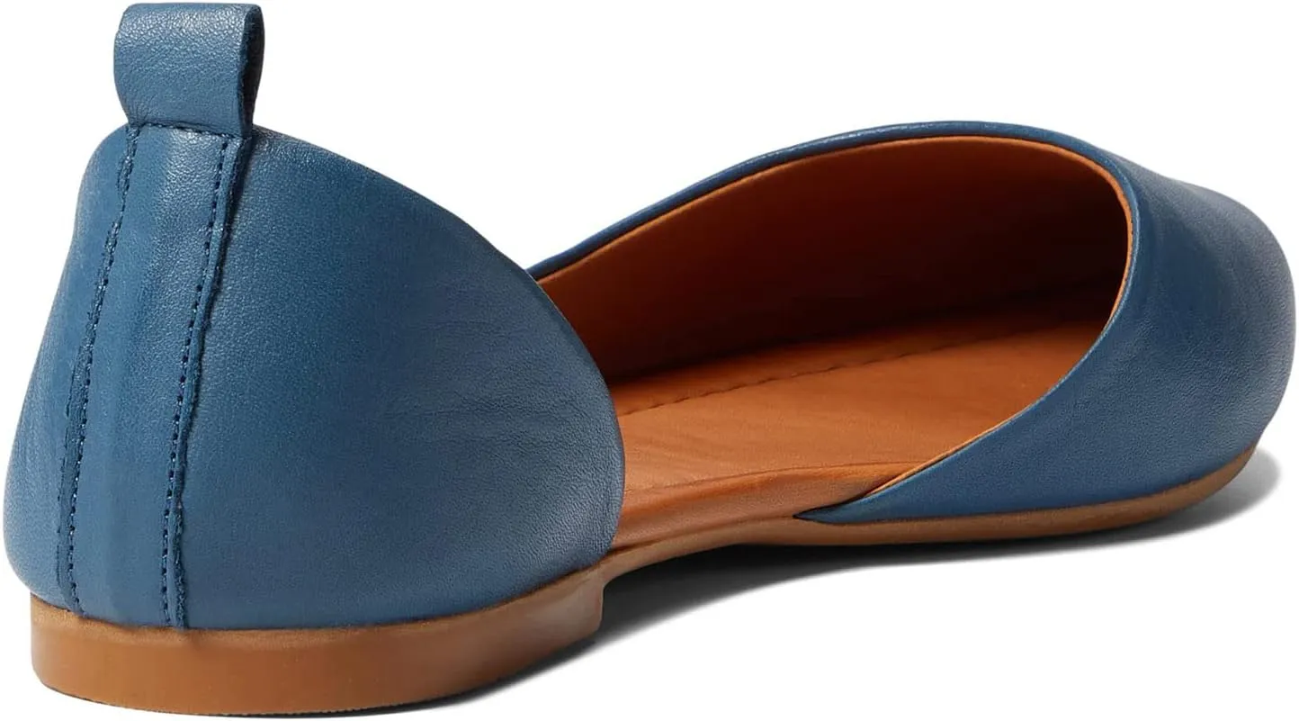 MOOMMO Women Cut Out Flat Shoes Pointed Toe Slip On Ballet Flats D’Orsay Comfortable Flat Heel Dress Shoes Side Cut Office Ladies Party Casual Driver Flats 4-11 M US
