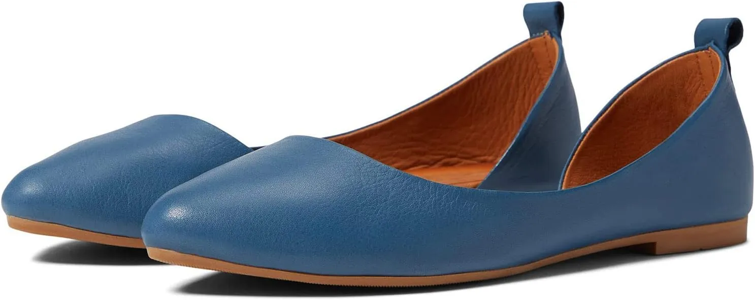 MOOMMO Women Cut Out Flat Shoes Pointed Toe Slip On Ballet Flats D’Orsay Comfortable Flat Heel Dress Shoes Side Cut Office Ladies Party Casual Driver Flats 4-11 M US
