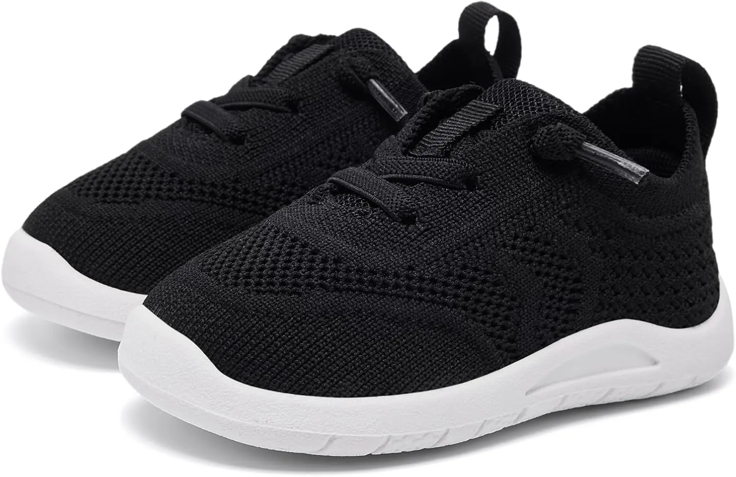 MORENDL Toddler Walking Shoes Baby Barefoot Sneakers Infant Non-Slip Sole Lightweight Breathable Outdoor Indoor Tennis Shoes