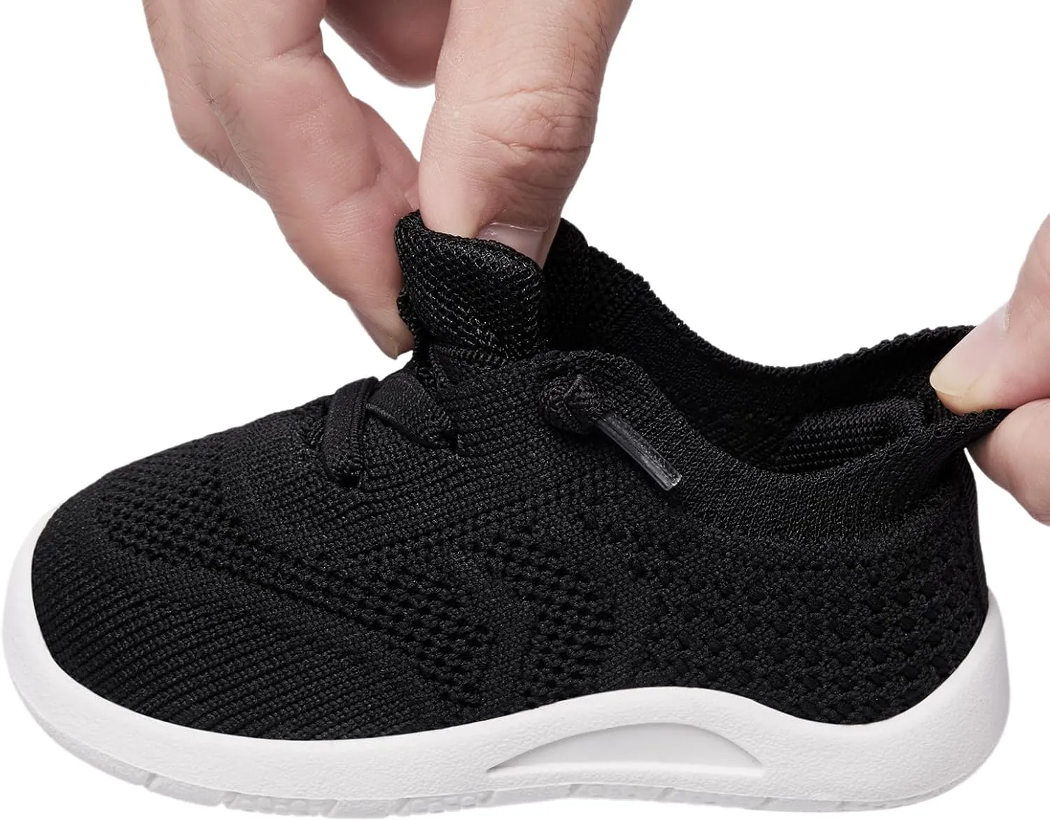 MORENDL Toddler Walking Shoes Baby Barefoot Sneakers Infant Non-Slip Sole Lightweight Breathable Outdoor Indoor Tennis Shoes