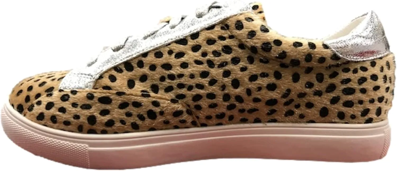 Multi-Fabric Lace-Up Fashion Sneaker