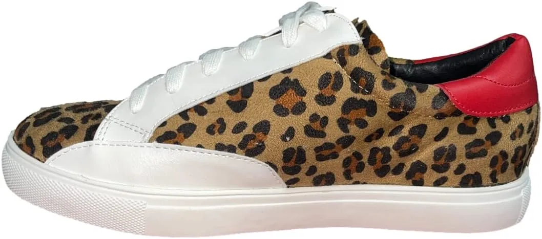 Multi-Fabric Lace-Up Fashion Sneaker