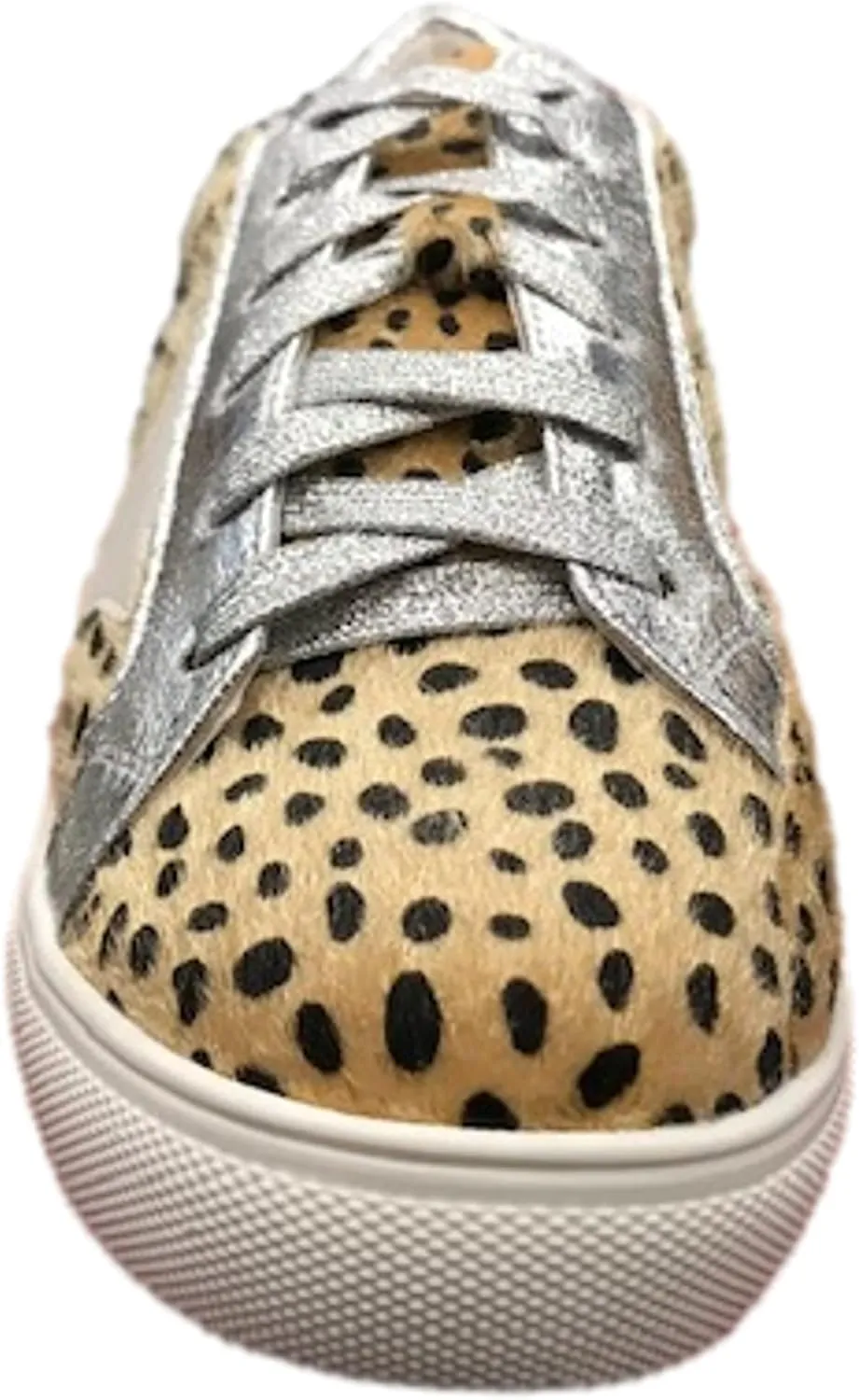 Multi-Fabric Lace-Up Fashion Sneaker