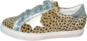 Multi-Fabric Lace-Up Fashion Sneaker