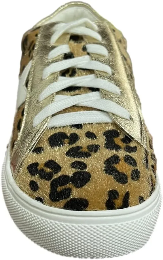 Multi-Fabric Lace-Up Fashion Sneaker