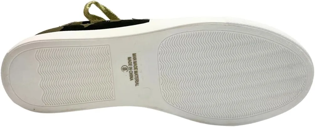 Multi-Fabric Lace-Up Fashion Sneaker