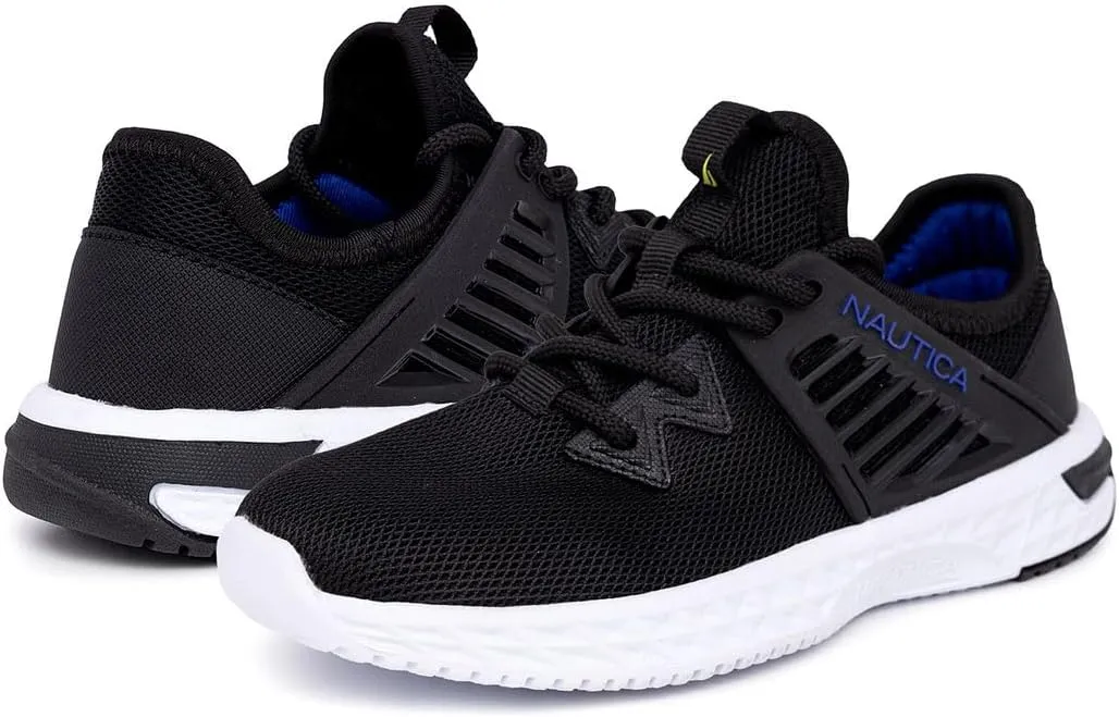 Nautica Kids Lace-Up Sneakers | Comfortable Running Shoes for Boys and Girls | Little Kid/Big Kid