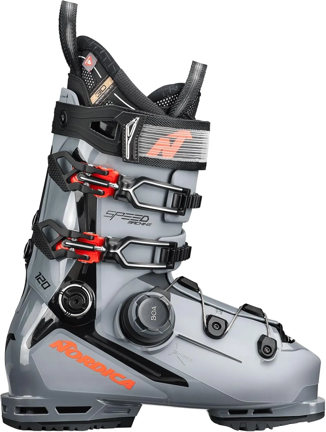 Nordica Speedmachine 3 BOA 120 Men's Medium Fit High Performance Alpine Ski Boots
