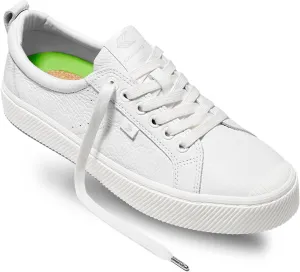 OCA Low Premium Leather Sneakers, Comfortable Shoes for Men, Lightweight & Sustainable, Versatile Casual Footwear with 100% Vegan Insoles, Rubbe