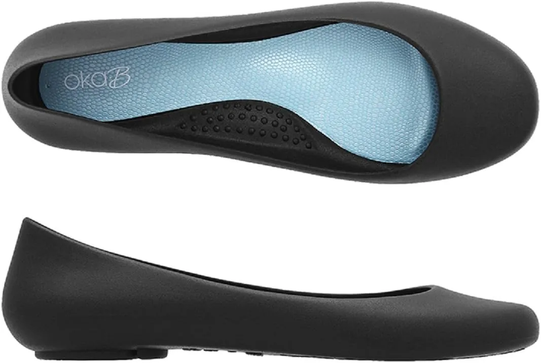 Oka-B Women's Georgia Matte Finish Ballet Flats