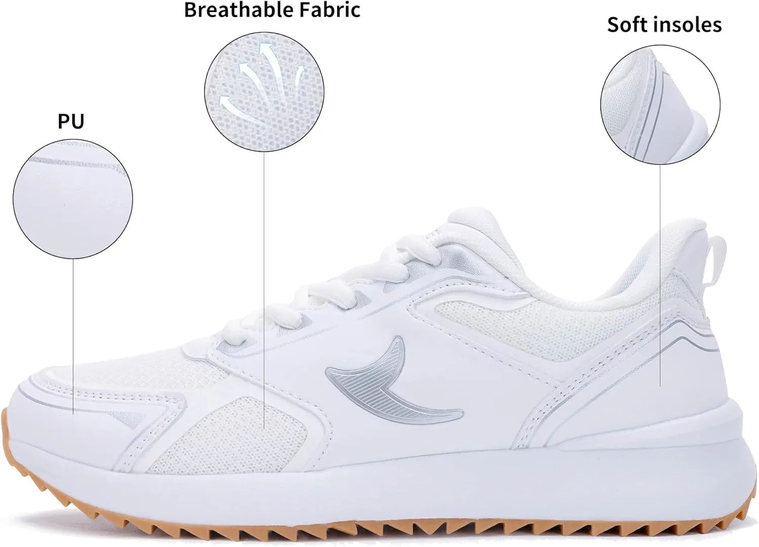 PERSOUL Women's Fashion Sneakers Comfortable Womens Walking Shoes Lightweight Style Tennis Shoes for Casual Daily Workout Shoes US Size 6-11